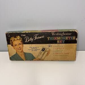 Vintage Betty Furness Westinghouse Thermometer Set w/ Box
